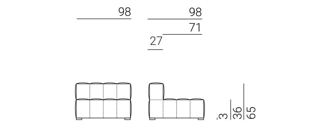 Модульный диван Marelli ANDY ARCH-00005235 - Вид №3