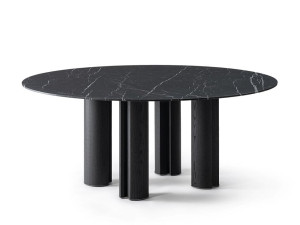 Стол из черного мрамора Marquina