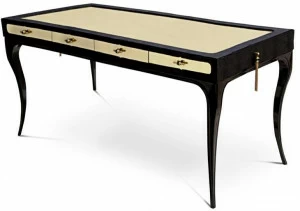 KOKET Кожаный стол с ящиками Exotica