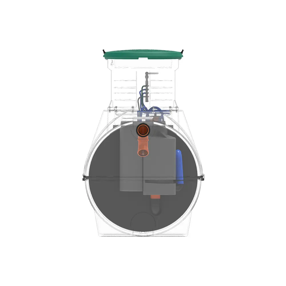 Станция биологической очистки четрыхкамерная Rostok Ground 6 2800 литров 1200 л/сутки STLM-2190724 - Вид №7
