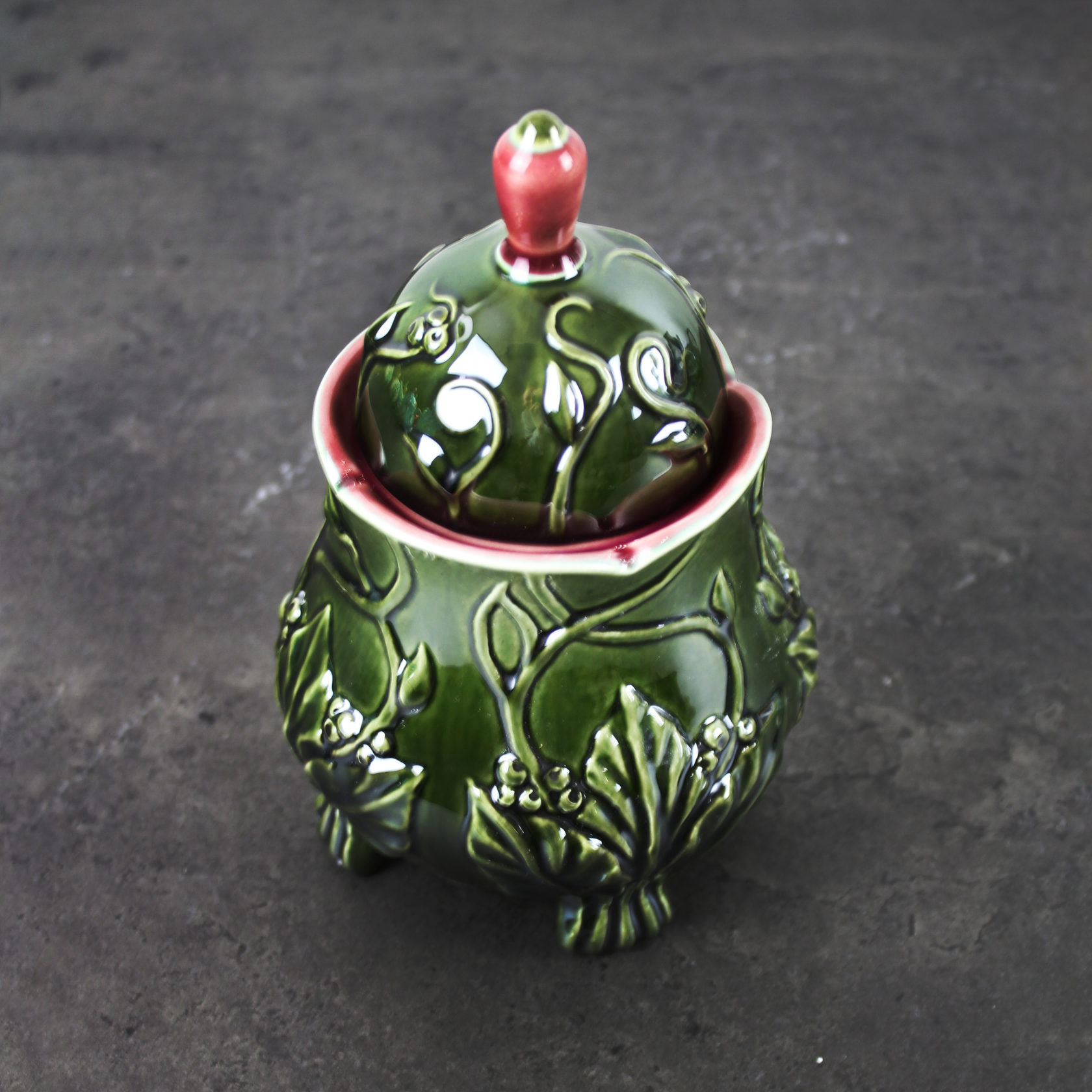 Сахарница «Летний луг» Голубой/Желтый PROVANSFAIENCE  - Вид №8