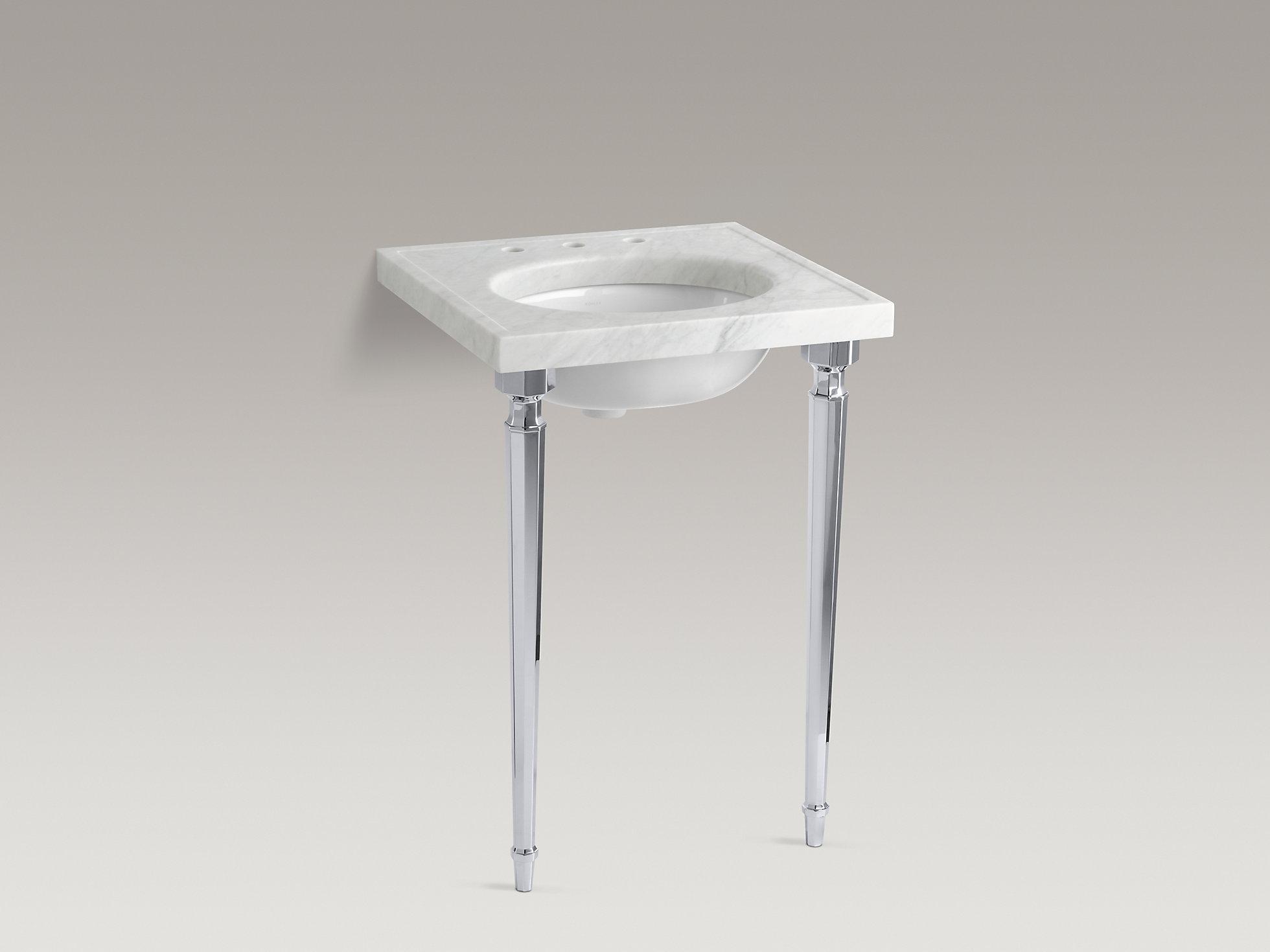 KOHLER Kathryn Восьмиугольные конические ножки стола из латуни K-6839-AF  - Вид №4