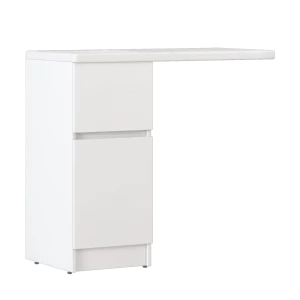 Тумба KONSENSA Терни для стиральной машины с раковиной 38 см белая 89383204