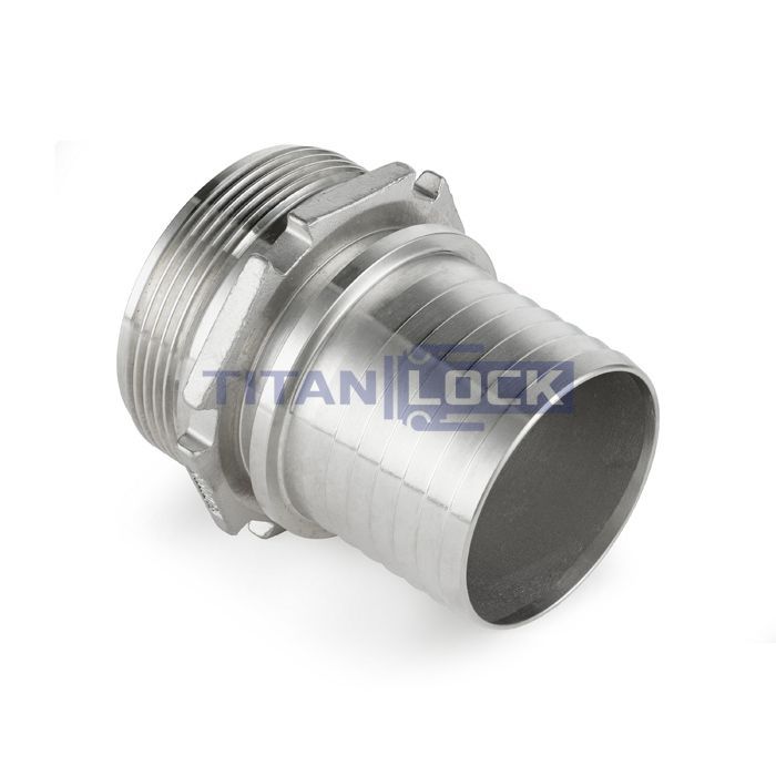2,5in, штуцер с наружной резьбой под рукав, нерж. сталь, TLSM65SS TITAN LOCK  - Вид №4