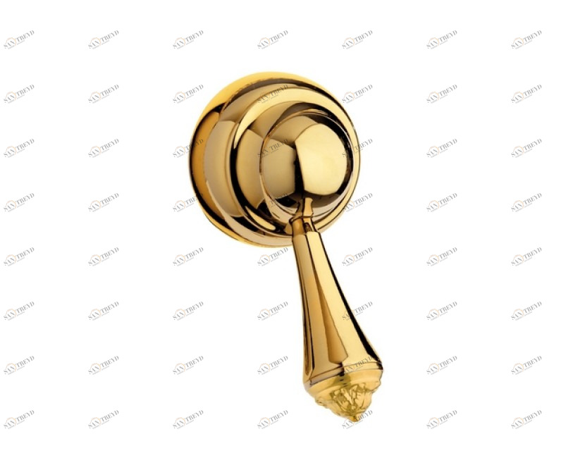 033047.000.00 Комплект ручки Mono Lever с латунным дном Золото 24К Mestre 