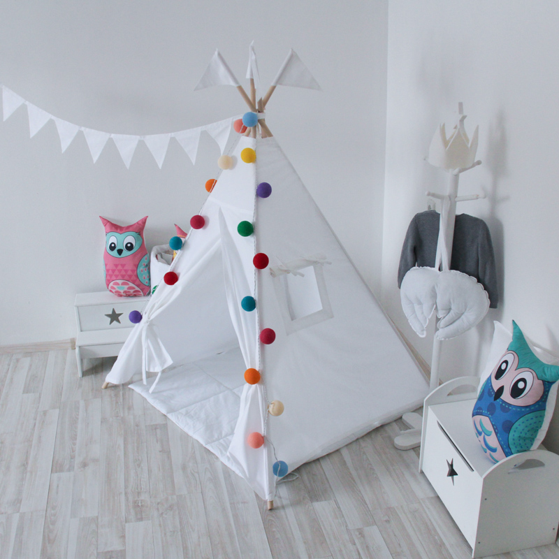 Игровой коврик для вигвама Simple White VAMVIGVAM SIMPLE WHITE 281594 Белый Santreyd  - Вид №9