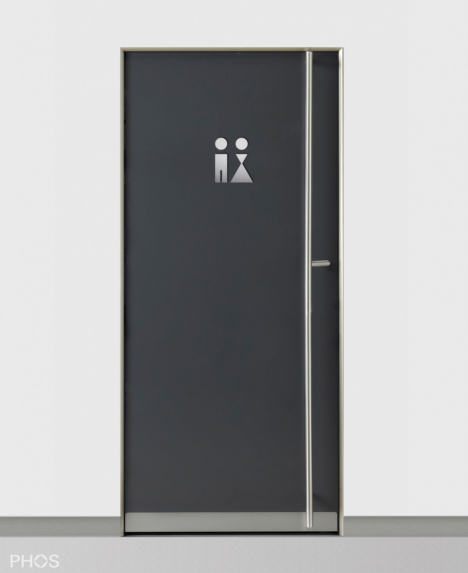 P0101 Туалетная пиктограмма, господа и дамы PHOS  - Вид №2