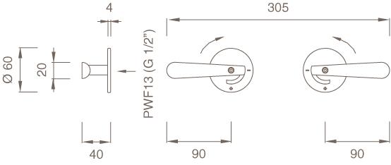 Ceadesign Запорный клапан из нержавеющей стали Lutezia Ltz 72 - Вид №1