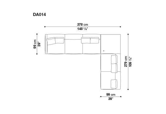 Кожаный диван B&B Italia док ARCH-00130675 - Вид №13