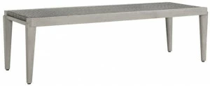 JANUS et Cie Садовая скамейка из тика и janusfiber® Rock garden