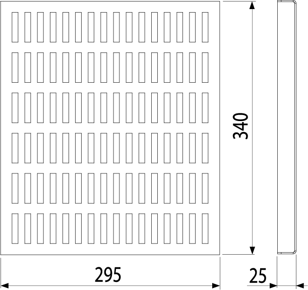 Защитная решетка для промышленных трапов APR1 из нержавеющей стали AISI 316L ALCAPLAST APR11231 - Вид №1