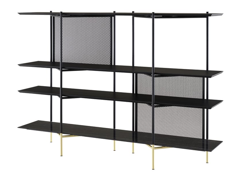 Книжный шкаф из дуба и керамогранита Ligne Roset Клайд ARCH-00059165