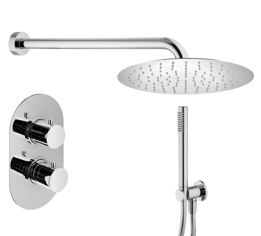 91719955 Комплект смесителей для душа Plumberia Selection KITXOT18CRKING, Хром STLM-0968938
