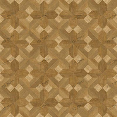 Художественный паркет Da Vinci Щитовой 26-138 Дуб (Гладкая) 500х500 мм 26010138