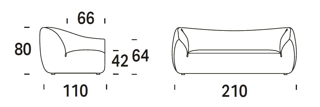 Съемный диван из ткани Felis Softliving ARCH-00128102 - Вид №7