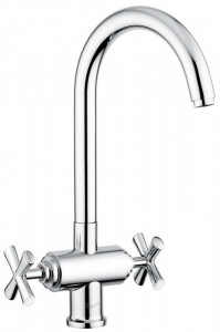 31007CR Emmevi Spirit New, кухонный смеситель с поворотным изливом, цвет хром
