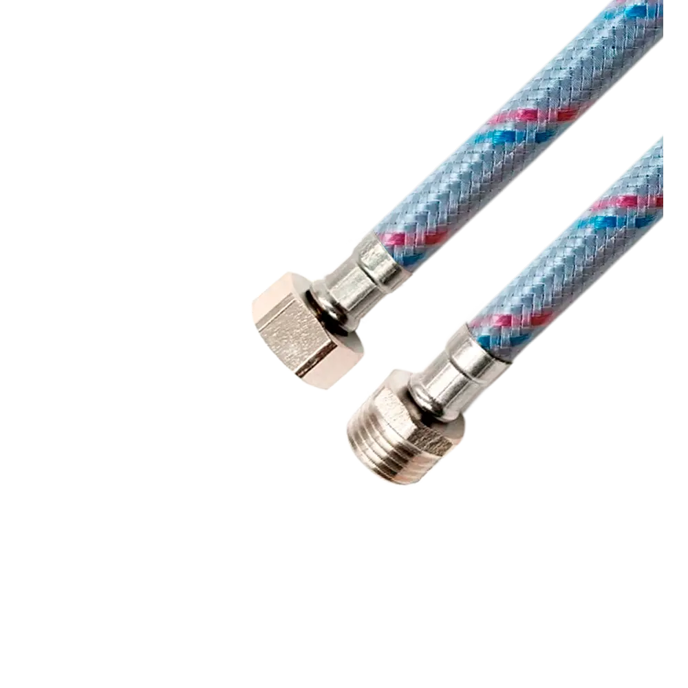 Гибкая подводка для воды Vaxt 1/2" гайка-штуцер 80 см STLM-2120234