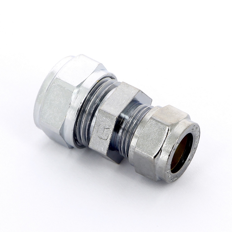 Муфта обжим хромированная TIEMME 15х12 1130058 - Вид №3