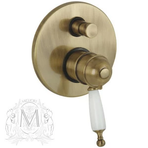 Смеситель термостатический MIGLIORE Oxford ML.OXF-6378.DO скрытого монтажа, для ванны и душа - золото