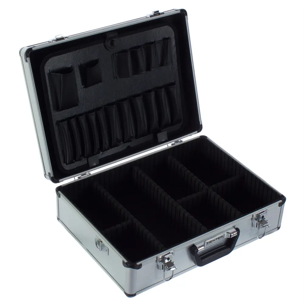 Ящик для инструмента Dexter LD-FS001 455x330x152 мм, алюминий/двп, цвет серебро 17844509 STLM-2021079  - Вид №2
