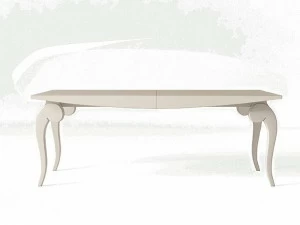 Martini Interiors Раздвижной обеденный стол из лакированного массива дерева