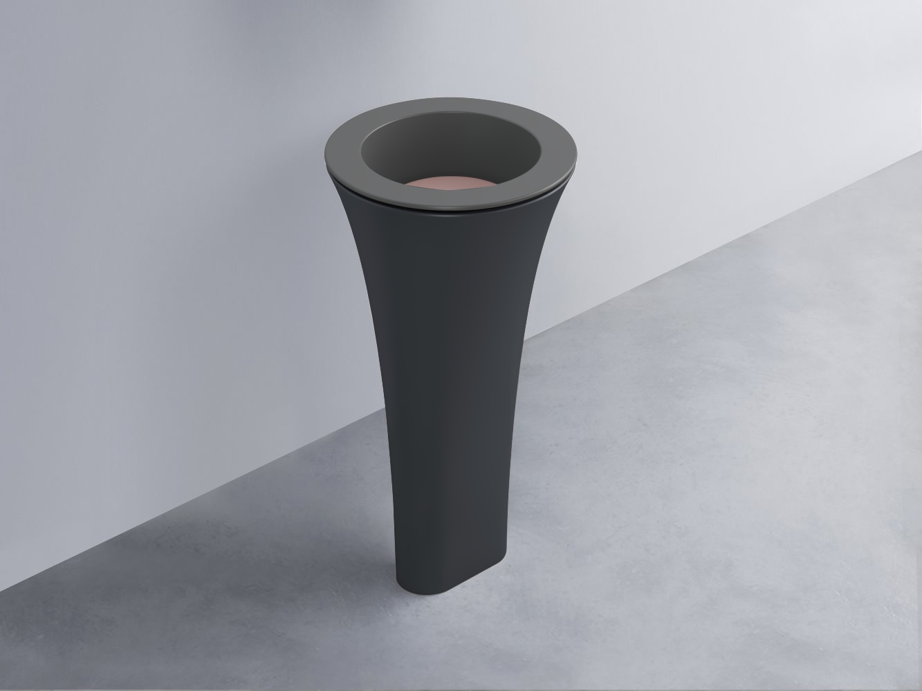 AMLA45-CM+AMPILT-CP+AMCOLT-BA Раковина Amedeo Tondo отдельностоящая cielo Enjoy + Amedeo Ceramica Cielo