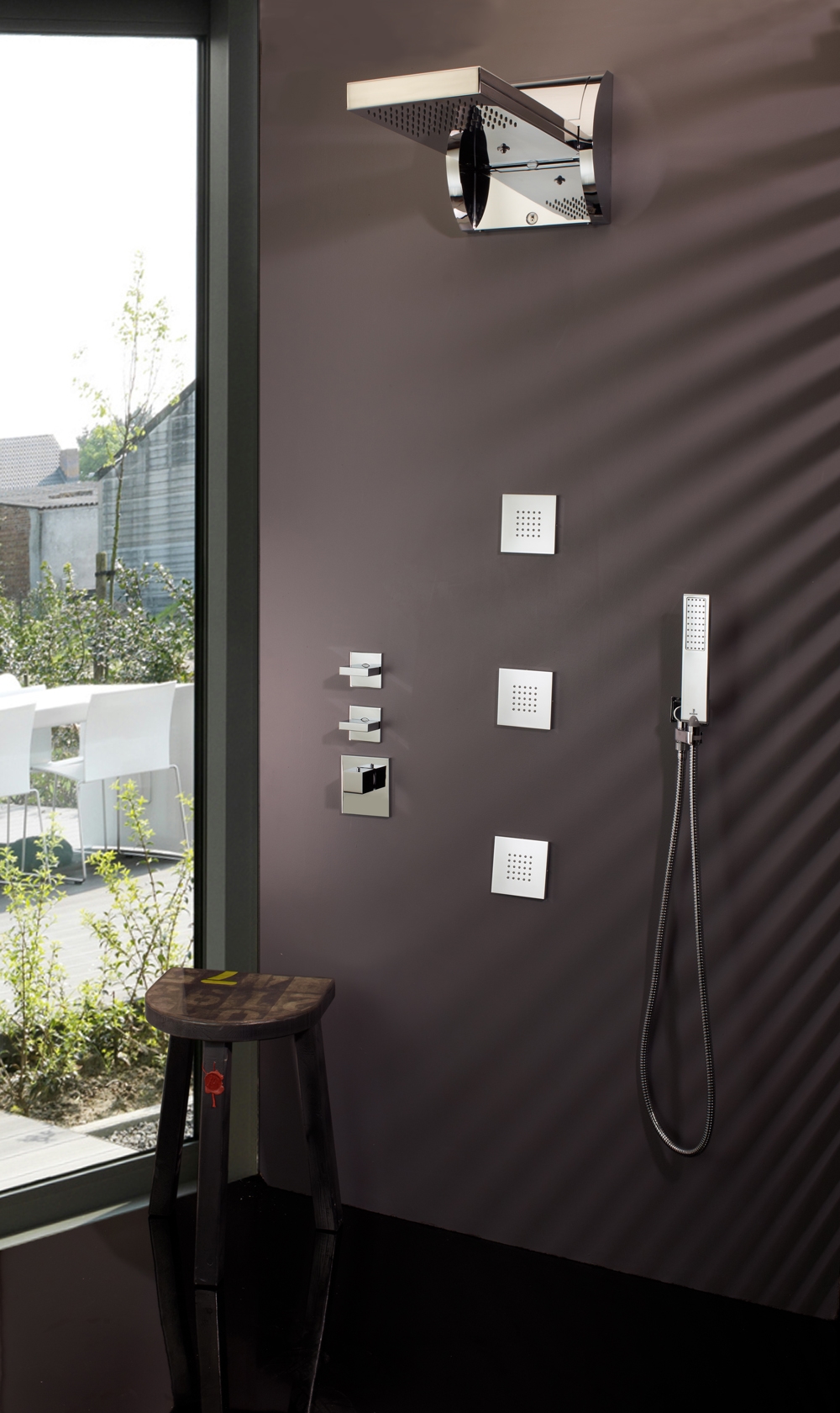 I00555 Потолочный & настенный душ Aquavolo BOSSINI  - Вид №9