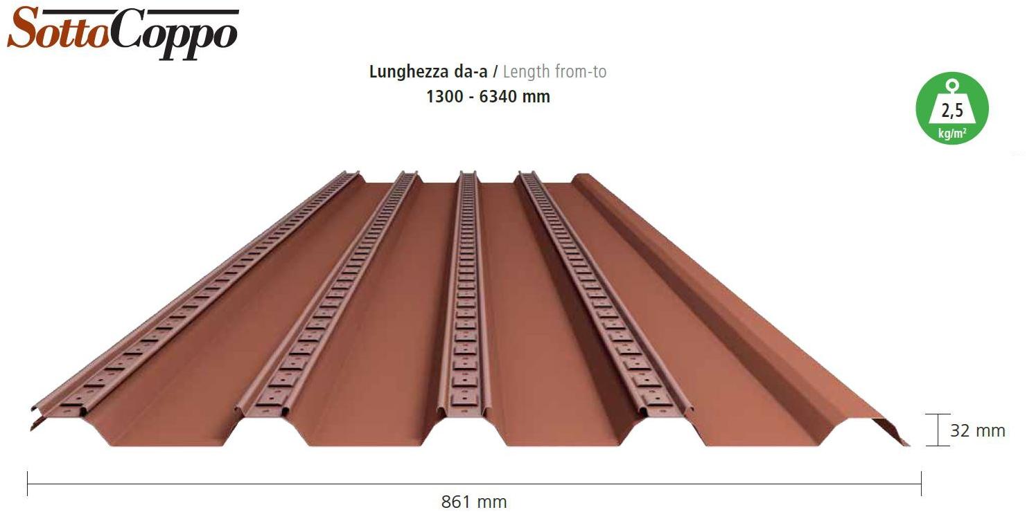 Alubel Металлическая система под плитку sun-id-1478551 - Вид №2