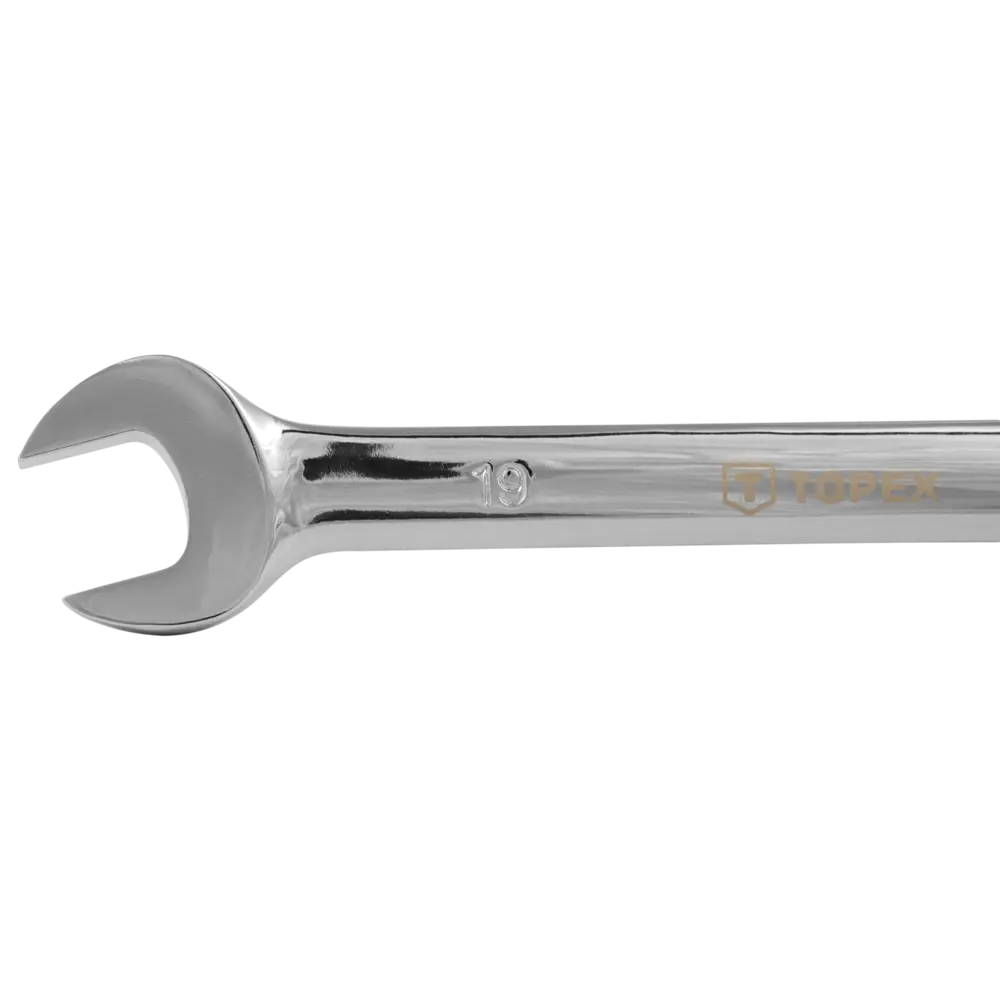 Ключ комбинированный с трещоткой CR-V 19 мм TOPEX STLM-2026188 - Вид №1