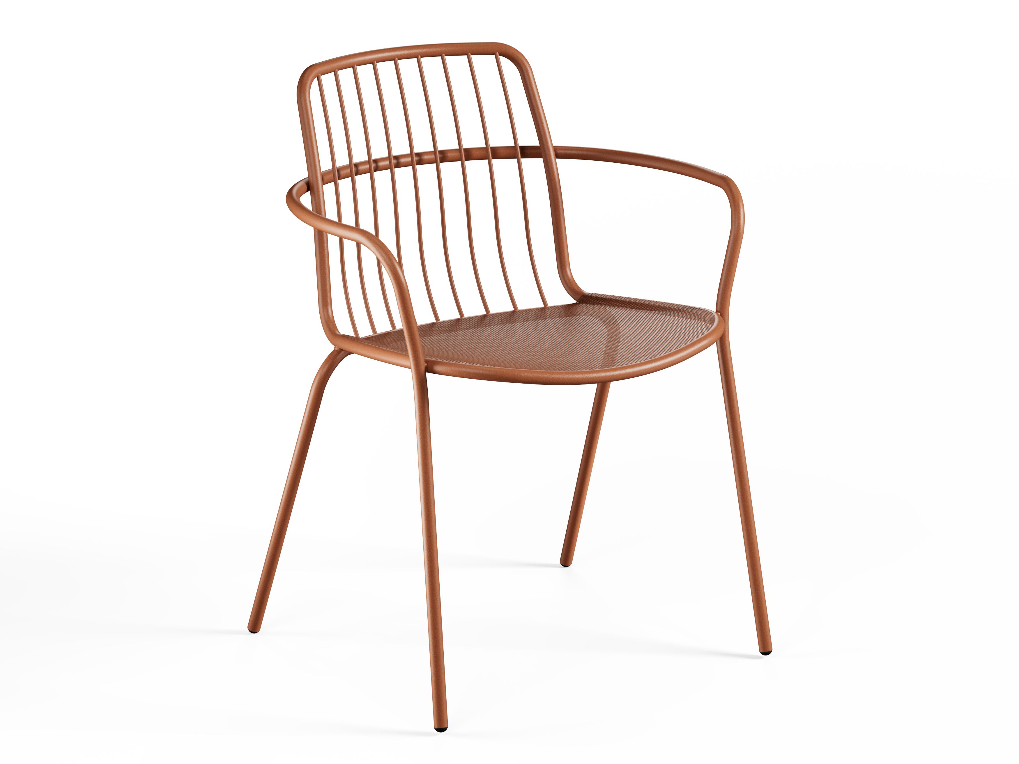 Стул из оцинкованной стали с подлокотниками emu ALISEA ARCH-00095470