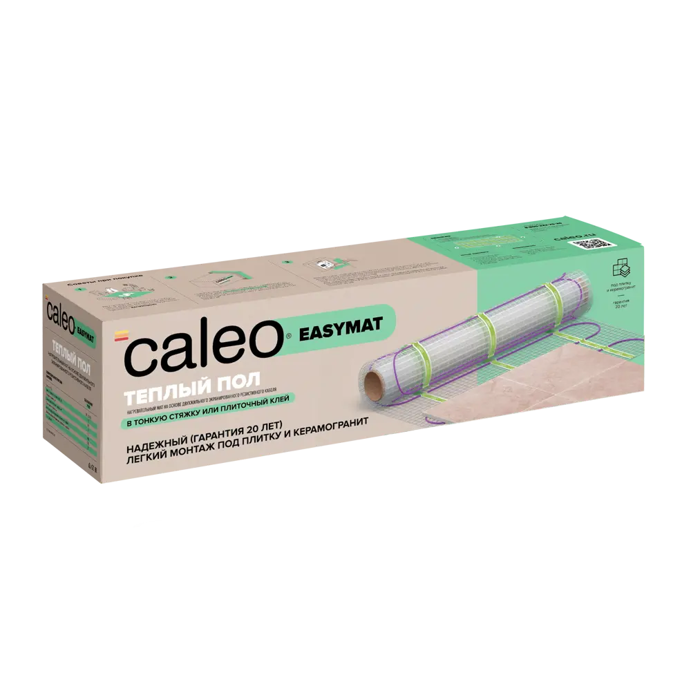 Нагревательный мат для теплого пола Caleo Easymat 10 м², 1400 Вт STLM-2183698 - Вид №1