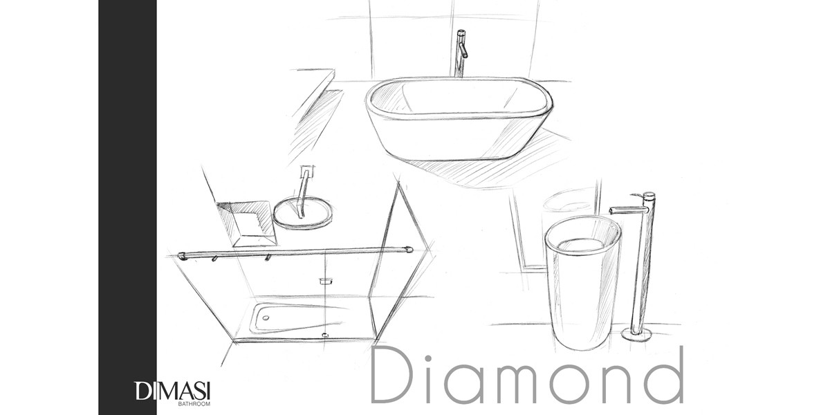 DMN0505 Накладная раковина на столешницу  круглая Dimasi  - Вид №5