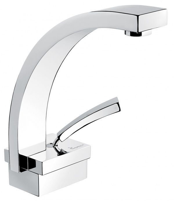 42003CR Смеситель Antef с донным клапаном "click-clack" для раковины, цвет хром EMMEVI