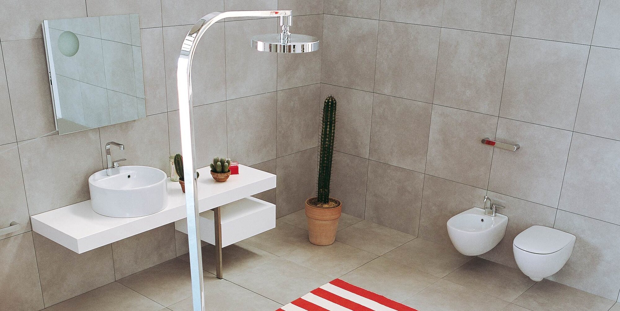 Flaminia ONE Напольная душевая система хромированная 112086 Ceramica Flaminia - Вид №1