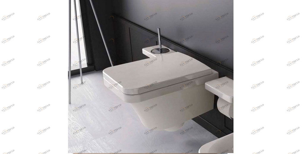 FLW10 Подвесной унитаз настенный Белый Ceramica Hidra FLAT Италия