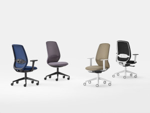 Ткань поворотный операционный офисный стул с колесами