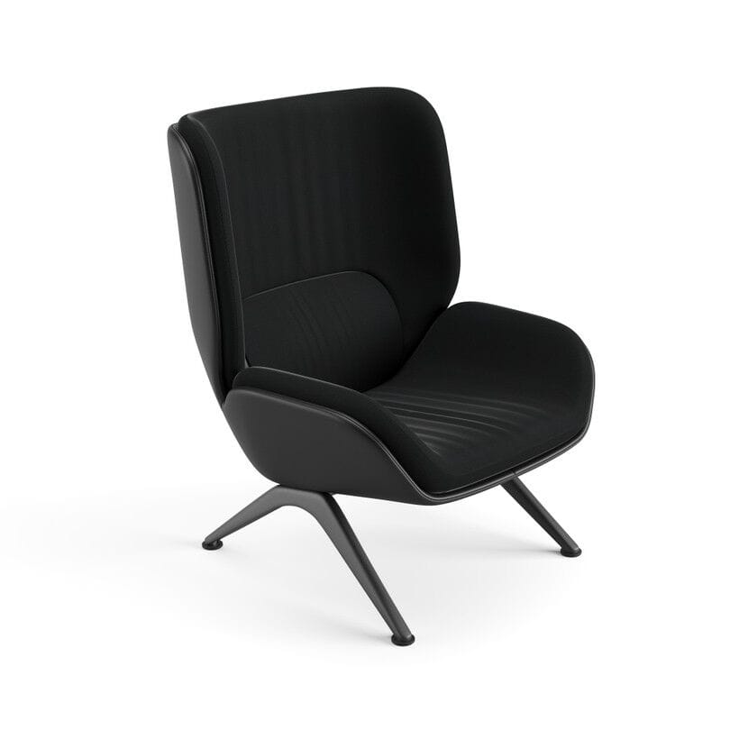 Кресло из ткани и кожи Arper Lepal ARCH-00019894 - Вид №3