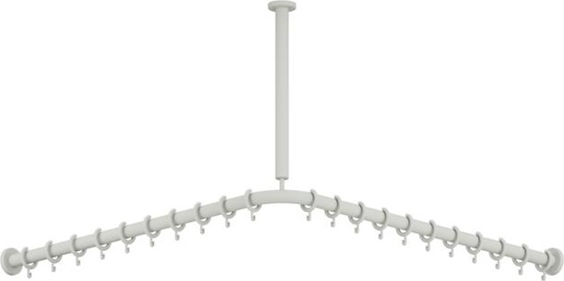 801.34B1S Карниз для штор, специальные длины HEWI Edition matt | Polyamid  - Вид №2