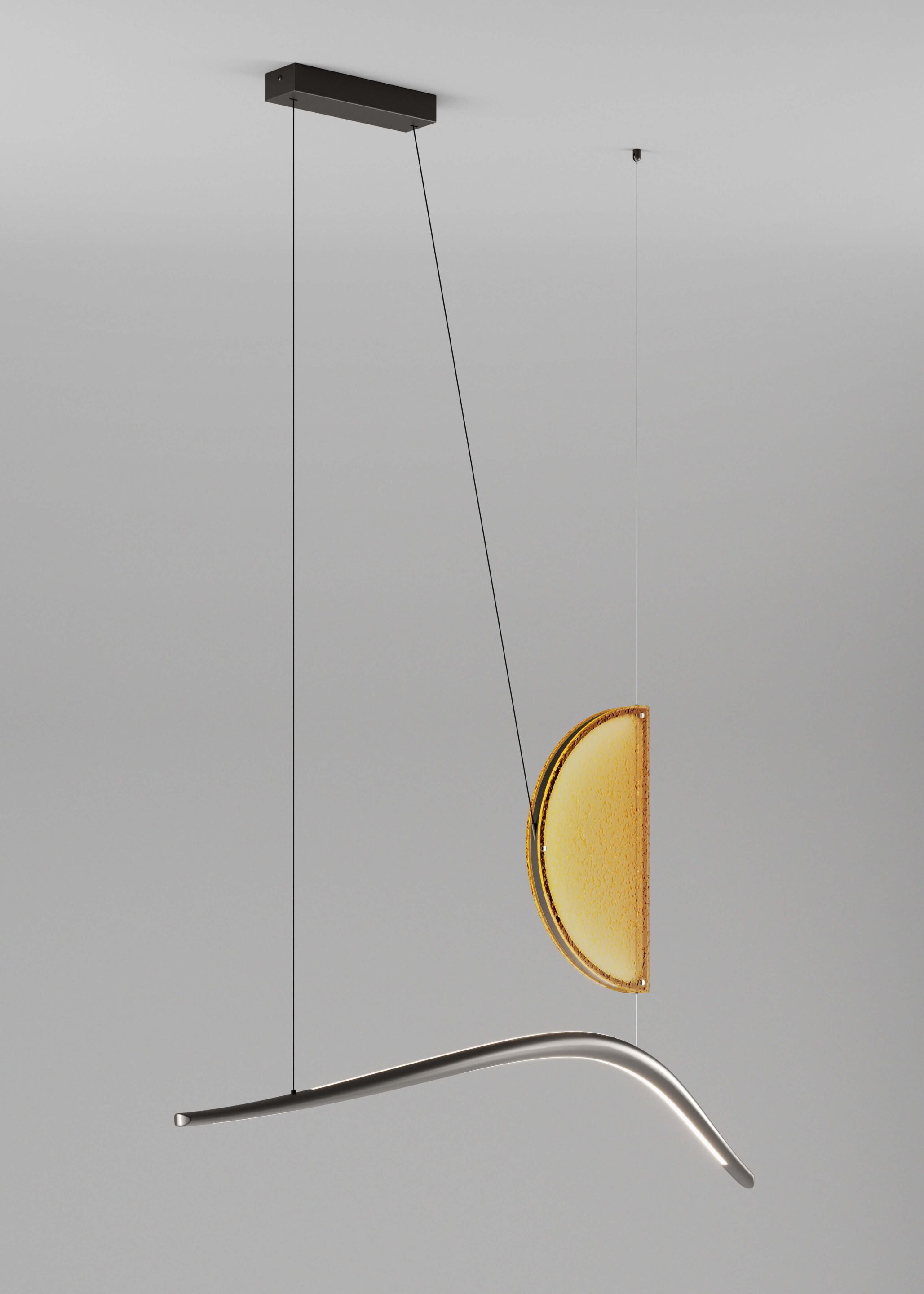 Полимерная диммируемая светодиодная подвесная лампа Italamp BOREALIS ARCH-00077669 - Вид №1