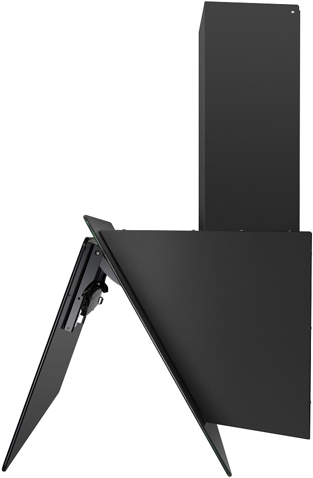 GRAMMY 60 GLASS Black Вытяжка grammy 60 черное стекло/ • тип: настенная• цвет: черный• управление: сенсорное• ширина, мм: 600• полная потребляемая мощность, вт: 190• количество скоростей: 3• максимальная производительность, м3/ч: 750• диаметр воздуховода Santreyd  - Вид №6