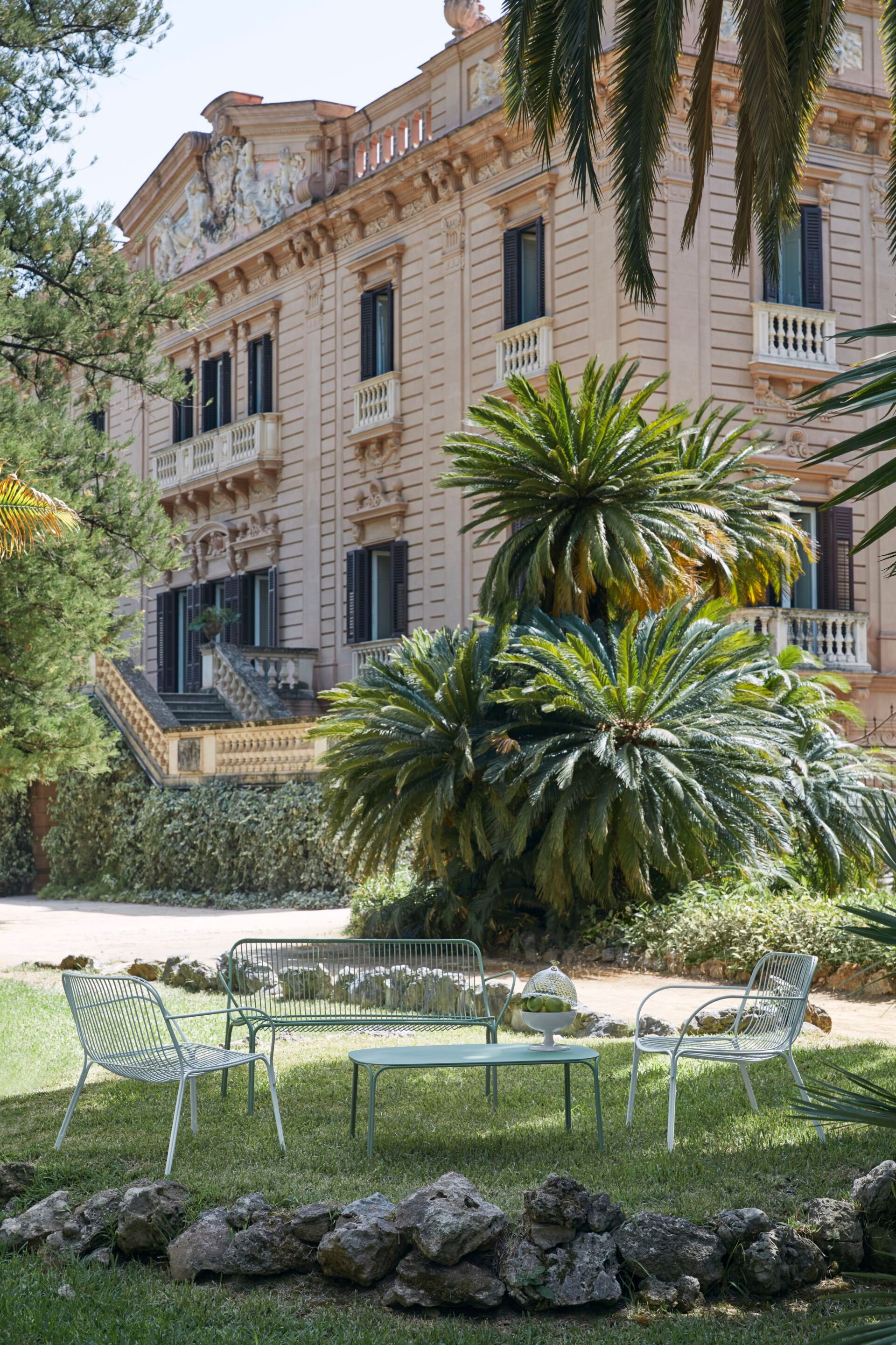 2-местный оцинкованный стальной садовый диван Kartell Hiray ARCH-00136181 - Вид №12