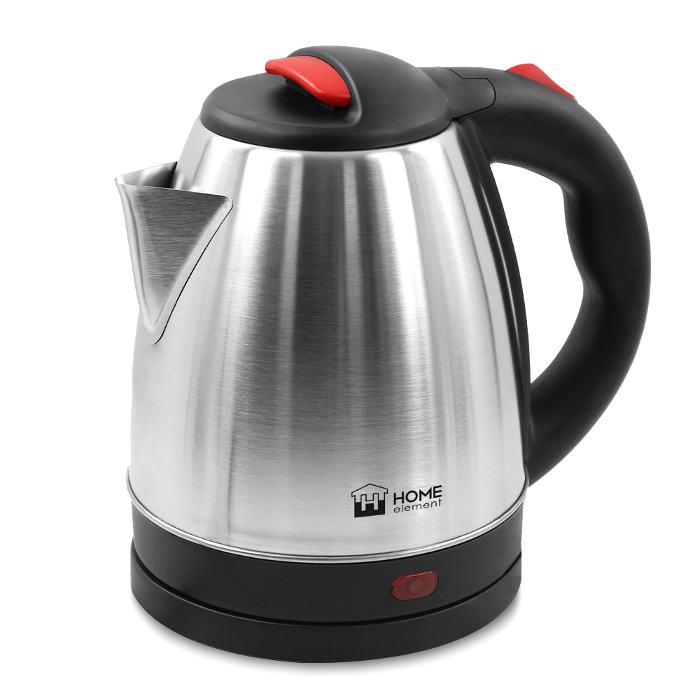 9091557 Электрочайник HOME ELEMENT HE-KT166 красный рубин серебристый STDN-0077912 - Вид №4