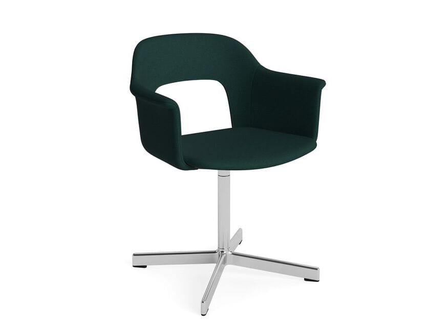 Вращающийся мягкий стул с подлокотниками Hay макет ARCH-00039533 - Вид №57