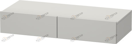 DS827000707 Полочка с ящиком DuraStyle #DS8270 1000 x 440 мм Бетонно-серый матовый декор Duravit