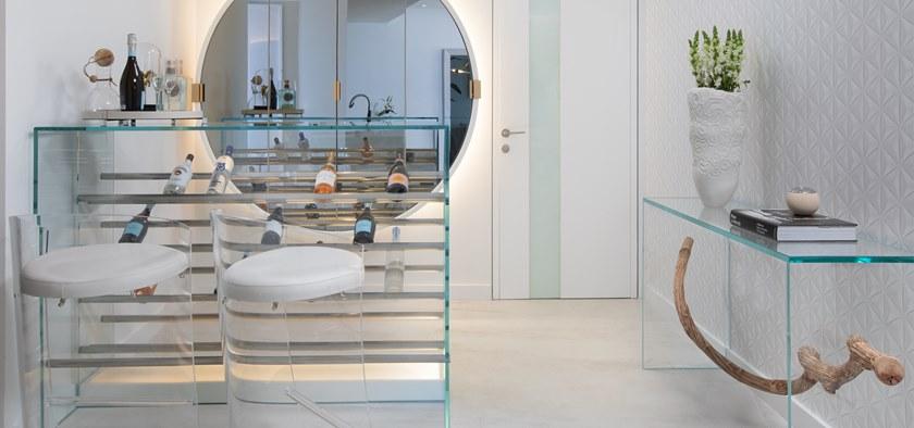 MORADA Прямоугольная консоль из дерева и стекла Wildbeach Wildbeach co - Вид №4