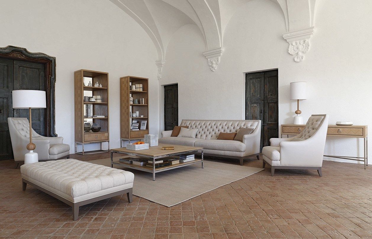 Кожаное кресло capitonné с подлокотниками с высокой спинкой ROCHE BOBOIS Epoq ARCH-00048834 - Вид №2