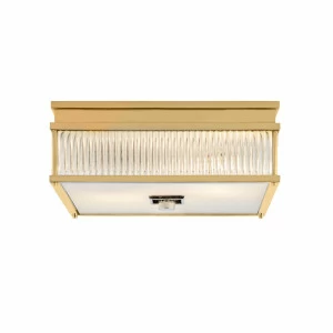 Светильник потолочный 14х40 см латунь Stamford BRCH9005-AB DELIGHT COLLECTION ДИЗАЙНЕРСКИЕ 00-3882406 Золото;прозрачный