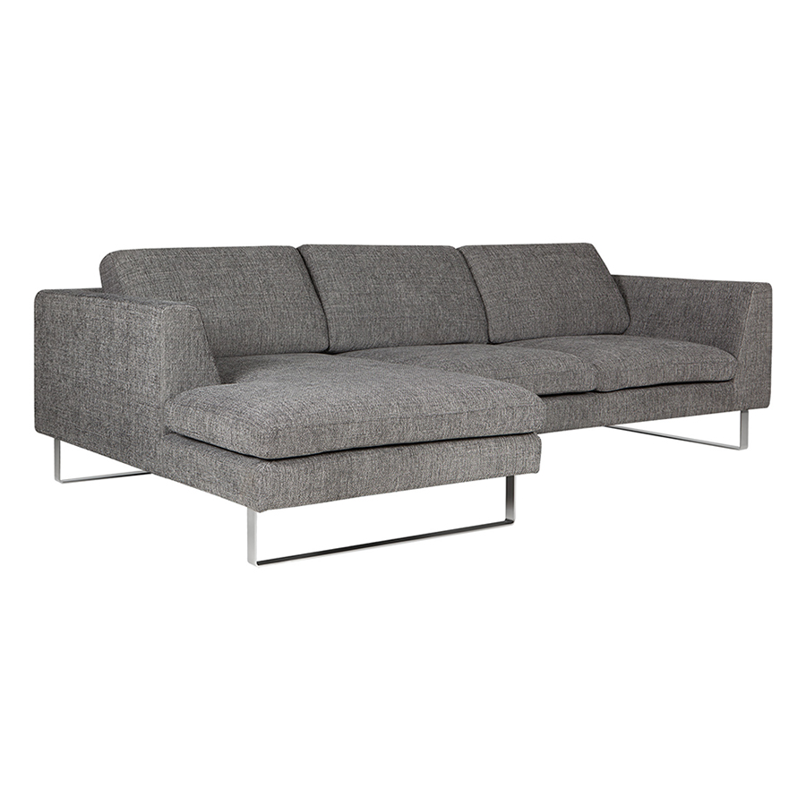 Угловой диван левый TOKYO черно-белый Sits S1661 - Вид №3