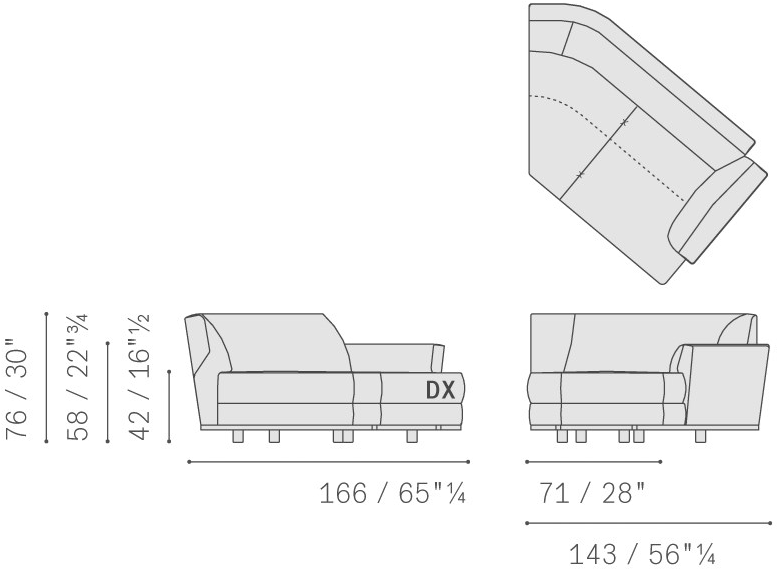 Poltrona Frau Модульный тканевый диван La collezione - divani e poltrone sun-id-1451549 - Вид №16