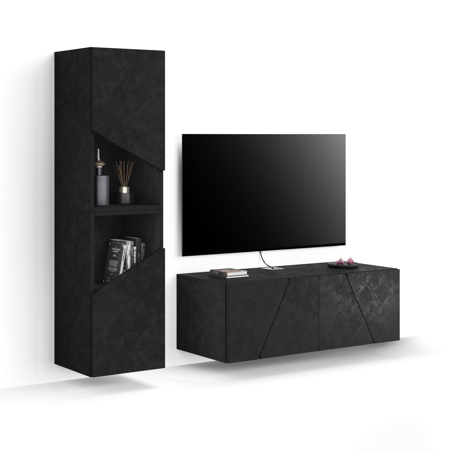 Модульная стена установила оборудованную стену в меламинированном Mobili Fiver EMMA ARCH-00091039 - Вид №17